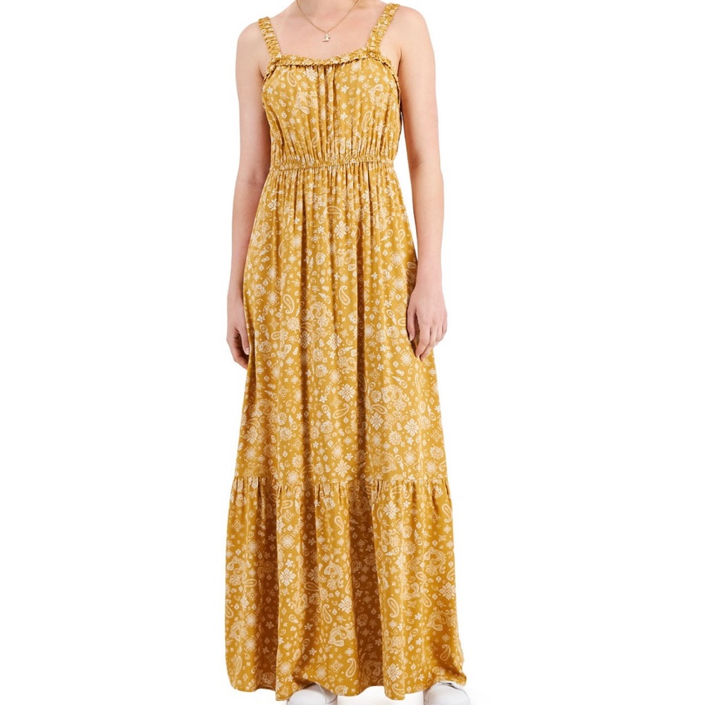 Junior’s Printed Sleeveless Summer Dress